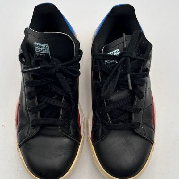 Adidas Stan Smith Millencon Women Size 6 Platform Sneakers Black Blue Red GZ9501 - Picture 1 of 12